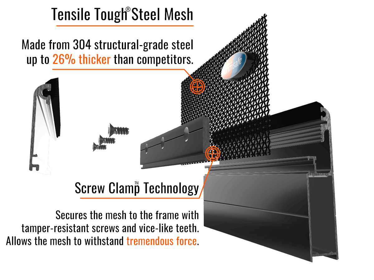 Crimsafe security screen technology